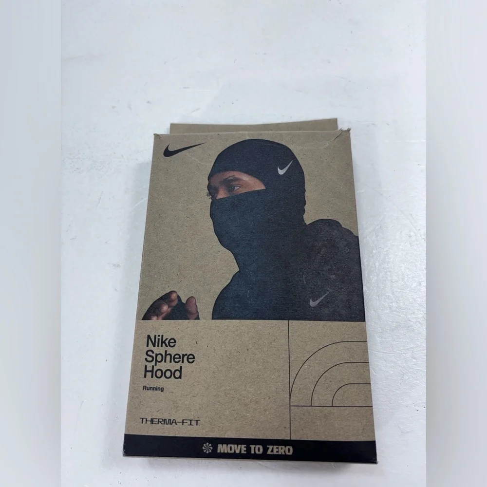 Nike Therma-FIT Sphere Hood 5.0 OSFM Black/Silver Running Balaclava UNISEX